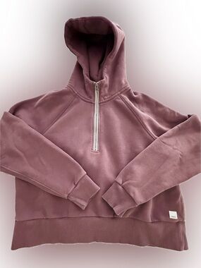 Vuori Restore Half Zip Hoodie in Color Elderberry | Size M | Perfect Condition!
